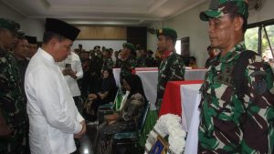 Pilu! Panglima TNI Antar 4 Prajurit Gugur di Garut