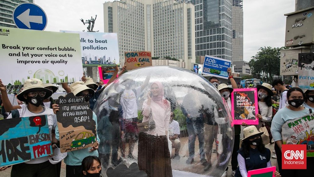 Gelembung Raksasa di CFD: Aksi Protes Udara Jakarta yang Tak Sehat!