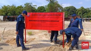 Pulau Citlim Disegel! Tambang Pasir Ilegal Dihentikan!