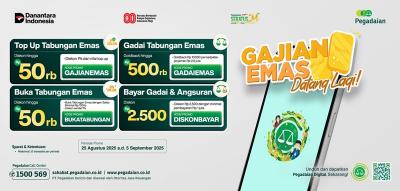 Raih Emas Gajimu! Promo Pegadaian Bikin Kaya!