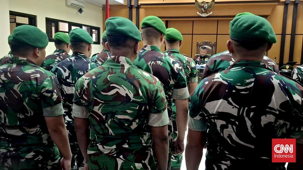 Karier Hancur! 4 Prajurit TNI Divonis Bui & Dipecat