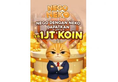 Jangan Kaget! Kucing Nego Neko Shopee Bagi-bagi Koin!